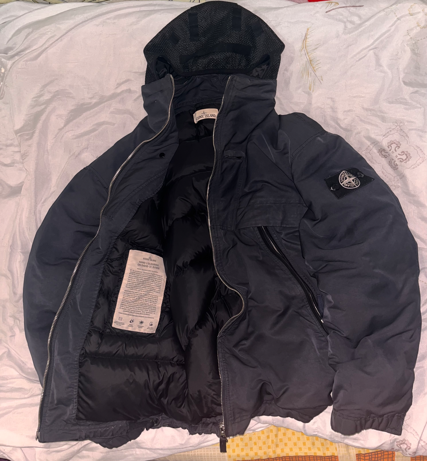 Stone Island Hand Colouring on david-TC down